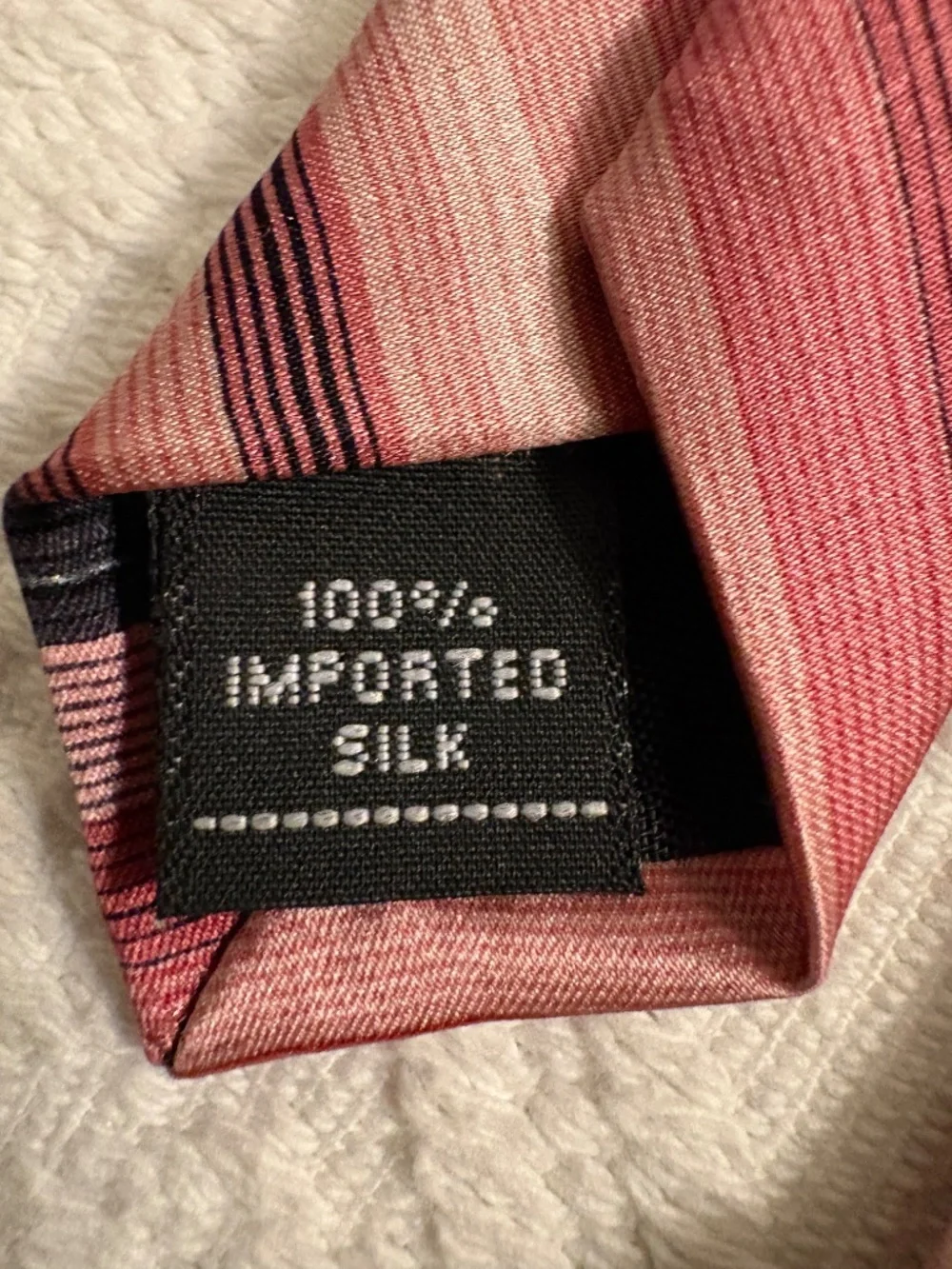 Vintage Don Loper Beverly Hills Striped Silk Tie